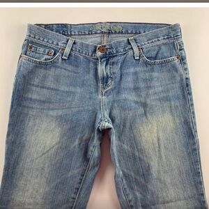 American Eagle Outfitters Blue Flare Wide Leg Jeans